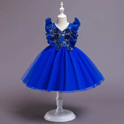 Vestido de Princesa Coreano Esponjoso para Niñas - Disfraz de Boda - Image 6
