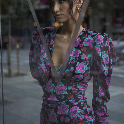 Vestido Estampado Retro con Diseño Exclusivo para Mujer - Image 8