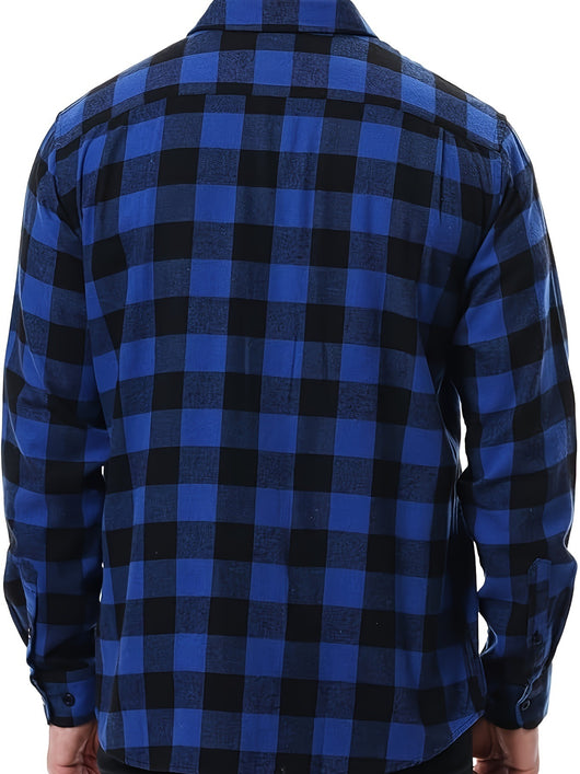 Camisa de Manga Larga con Solapa Elegante para Hombre - Image 28
