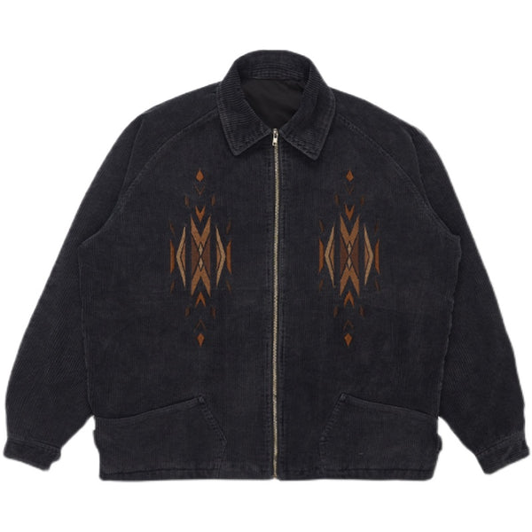 Chaqueta de Pana Vintage Lavable para Hombre