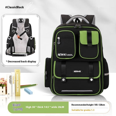 Mochila Escolar Ergonómica de Protección Espinal con Múltiples Compartimentos - Image 12