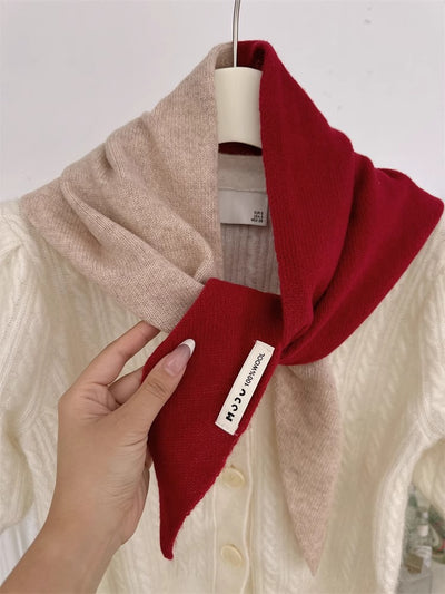 Poncho Triangular de Lana Pura para Otoño e Invierno - Image 26