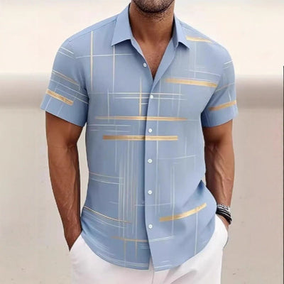 Camisa Casual de Botones para Hombre - Perfecta para Viajes y Aventuras - Image 2