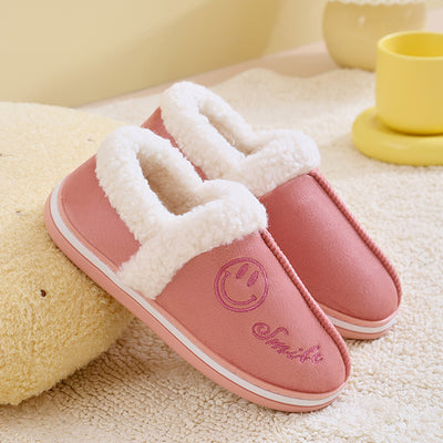 Pantuflas Térmicas para Mujer con Suela Gruesa y Diseño Sonriente - Image 8
