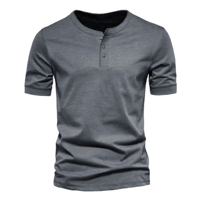 Playera Casual de Cuello Redondo para Hombre - Colores Sólidos - Image 12