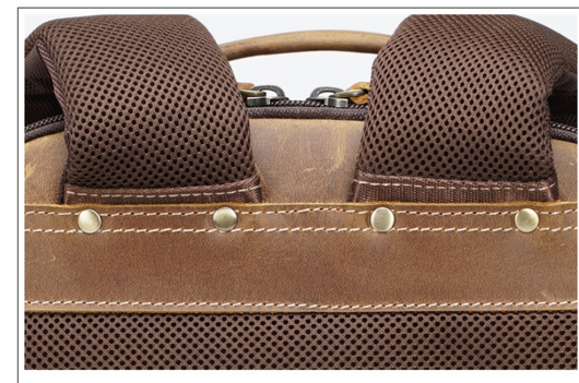 Mochila de Cuero Auténtico para Hombre - Diseño Moderno y Versátil - Image 13