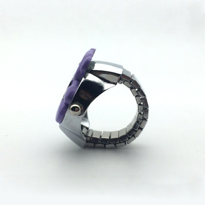 Reloj de Dedo en Anillo de Aleación Plateada - Pareja de Moda - Image 10