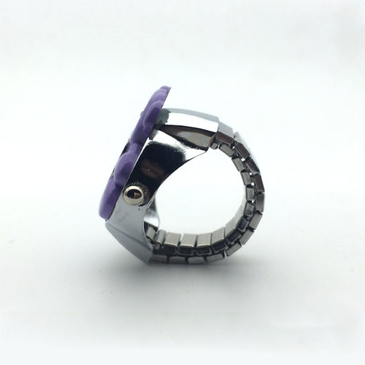 Reloj de Dedo en Anillo de Aleación Plateada - Pareja de Moda - Image 10