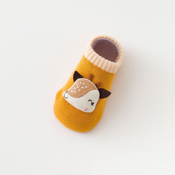 Calcetines Térmicos Gruesos para Bebé y Niño - Diseños Adorables de Dinosaurio, Conejo y Muñecas