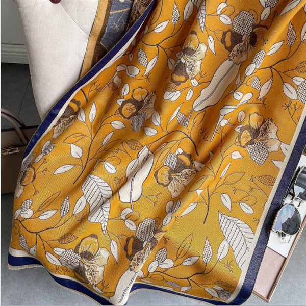 Chal Decorativo de Jacquard con Borlas para Mujer - Image 3