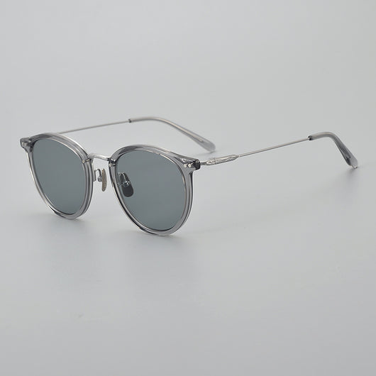 Gafas de sol polarizadas de titanio puro para hombre - Artesanales japonesas doradas - Image 23