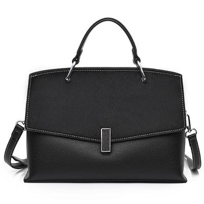Bolsa de Cuero Genuino para Mujer - Cartera Elegante de Gran Capacidad - Image 4