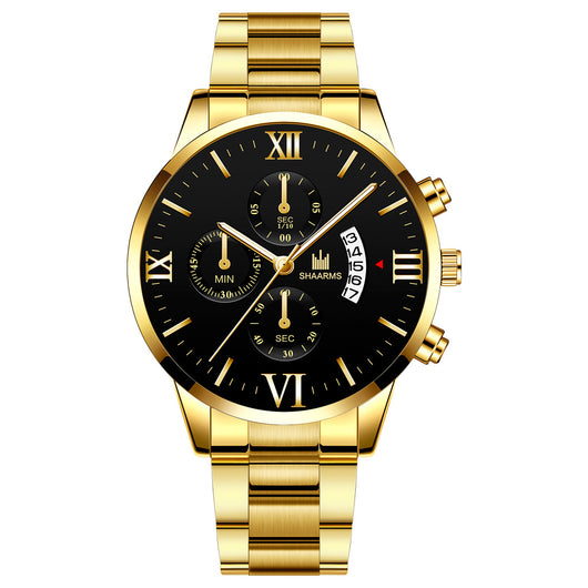 Reloj de Acero Inoxidable para Hombre con Calendario y Movimiento de Cuarzo - Image 7