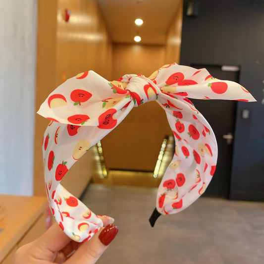 Diadema Infantil con Moño para Niña - Accesorio de Verano Suave y Cómodo