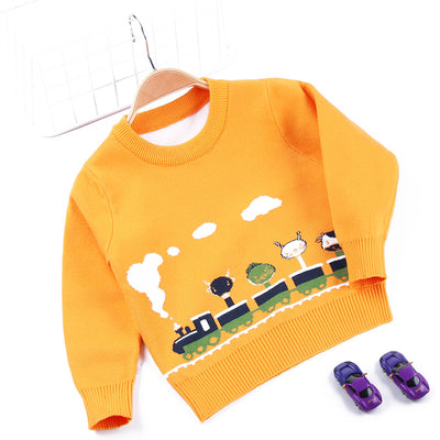 Abrigo de Lana Infantil Diseño Tren de Dos Pisos - Image 15