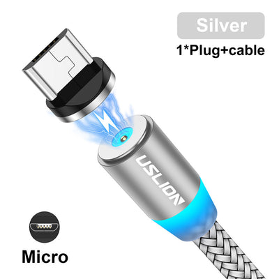Cable Magnético 360° Triple Conector USB, Type-C y Micro USB - Image 35