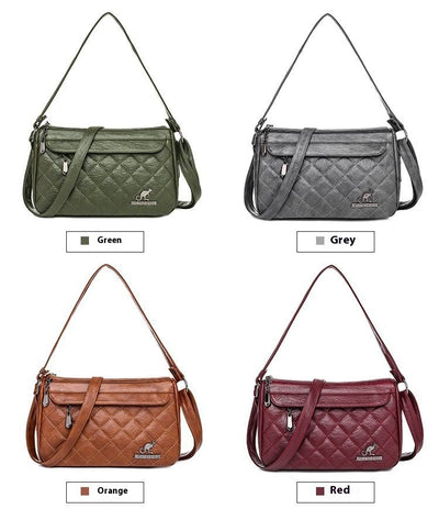 Bolso Bandolera de Cuero PU Texturizado Suave - Image 24