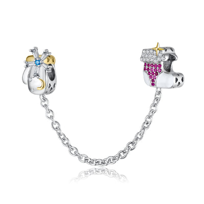 Pulsera de Plata S925 con Accesorios DIY - Colección Navideña - Image 2