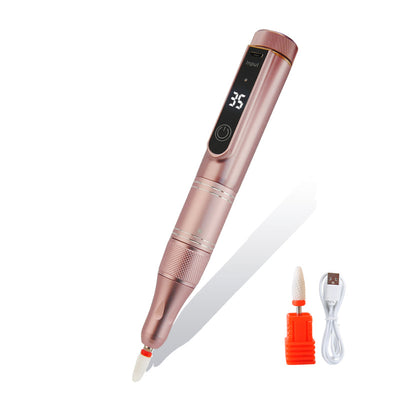 Limador y Removedor de Cutículas Portátil con Pulidor de Uñas y Carga USB - Image 8