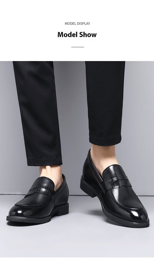 Zapatos de Cuero Premium con Alzada Invisible para Hombre - Elegancia y Confianza - Image 13