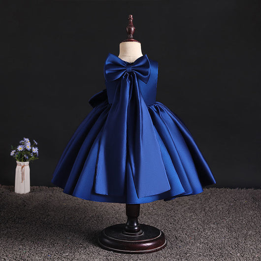 Vestido Princesa Infantil de Color Liso - Image 17