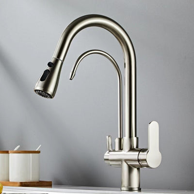 Grifo Purificador de Agua Telescópico con Tubo de Resorte para Cocina - Image 19