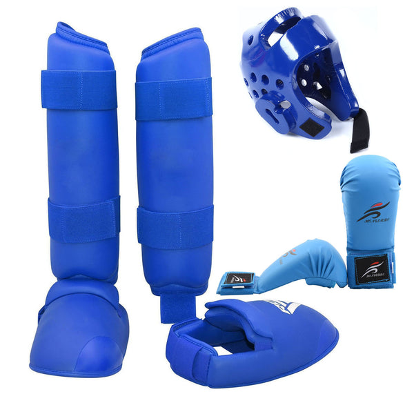 Equipo Protector Completo para Artes Marciales - Casco, Guantes y Protectores