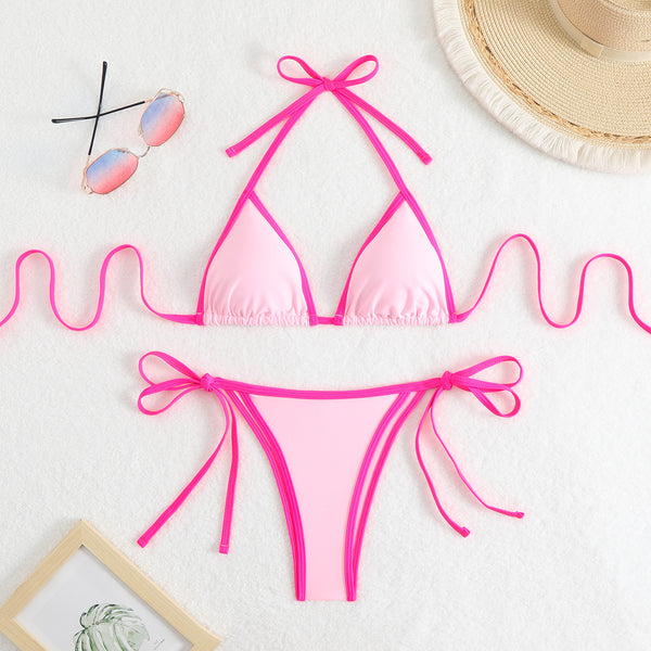 Bikini Deportivo Dividido Estilo Europeo y Americano