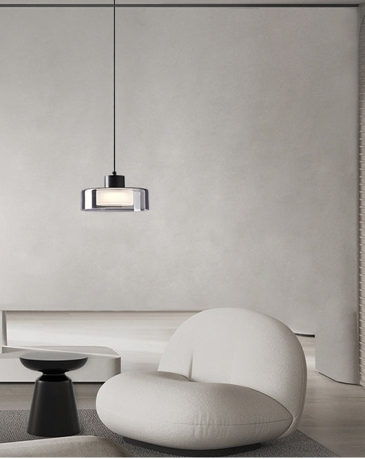Lámpara de Techo Dormitorio Cobre Moderno Minimalista con Cristal - Image 12