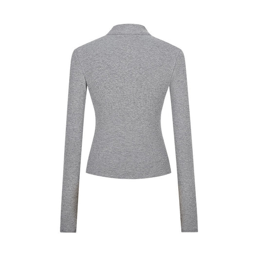 Cardigan Ajustado con Cuello de Pie y Cintura Marcada - Image 24