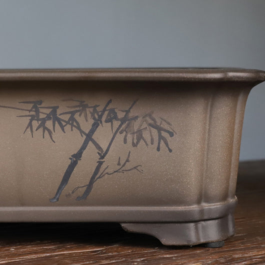 Maceta Artesanal de Arcilla Púrpura Yixing - Diseño Floral Exclusivo - Image 3