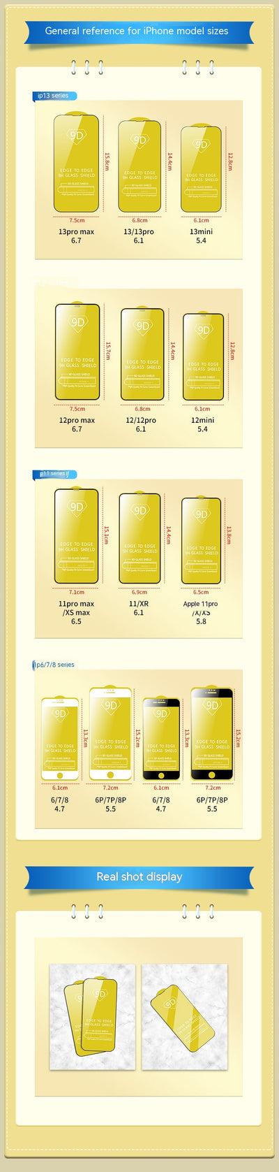 Protector de Pantalla 9D Cristal Templado Premium - Image 4