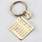 Llavero Calendario de Acero Inoxidable con Personalidad Creativa