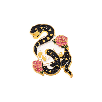 Broche Serpiente Adorable en Aleación con Efecto Goteo para Parejas - Image 3