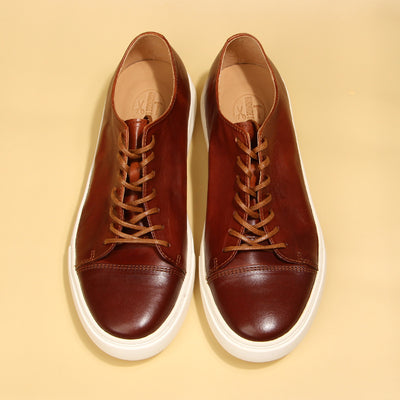Zapatos Casuales de Cuero Vintage Efecto Gastado - Image 12