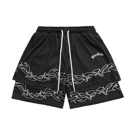 Shorts Hip Hop de Dos Piezas Desmontables para Hombre - Image 12