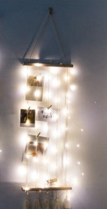 Mural de Fotos Decorativo con Pinzas y Cuerda - Diseño Creativo Personalizable - Image 8