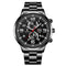 Reloj para Hombre con Esfera Dorada Grande, Calendario Luminoso y Correa de Acero