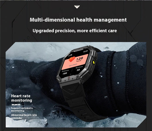 Reloj Inteligente KR82 con Llamadas Bluetooth, Monitor Cardíaco y Presión Arterial - Image 16
