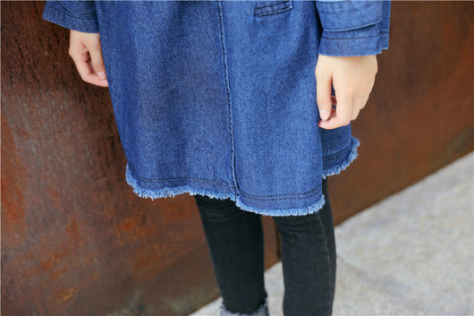 Chaqueta Cortavientos Casual para Mujer con Falda Denim Ajustada - Image 15