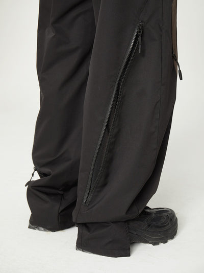 Pantalón Ancho Mujer con Cintura Ajustada y Textura Oblicua - Image 10