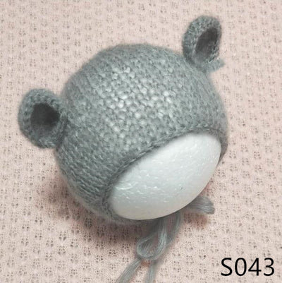 Gorro Suave de Mohair para Fotografía de Bebés - Tejido Artesanal - Image 42
