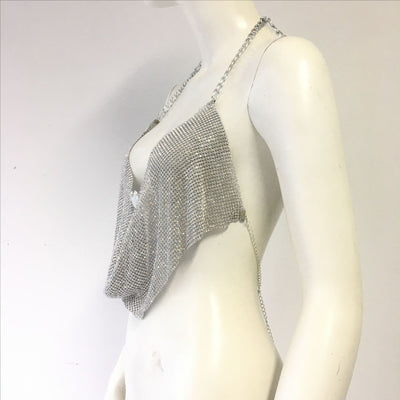 Cadena Sensual de Diamantes Completos para el Cuello - Estilo American Hot - Image 18