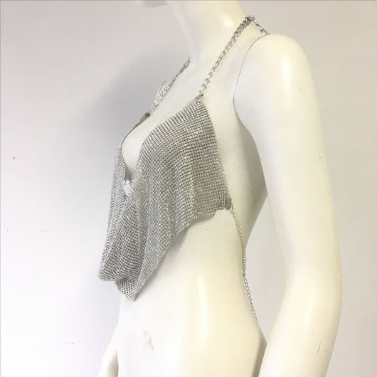 Cadena Sensual de Diamantes Completos para el Cuello - Estilo American Hot - Image 18