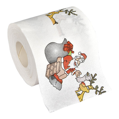 Papel Higiénico Navideño con Diseño Santa Claus - Decoración Festiva del Hogar - Image 4