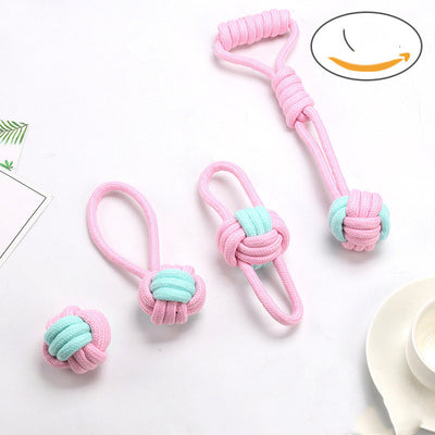Juego de Cuerdas de Algodón Resistentes para Limpiar Dientes de Perros y Gatos - Image 30