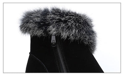 Botas de Nieve para Mujer con Forro de Conejo y Plantilla Térmica - Image 10