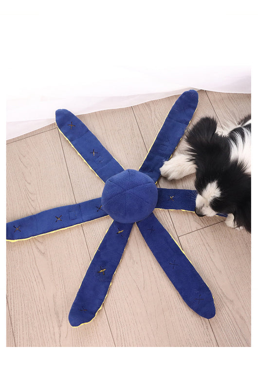 Juguete para Perro Pulpo Interactivo - Masticable con Dispensador de Premios - Image 10