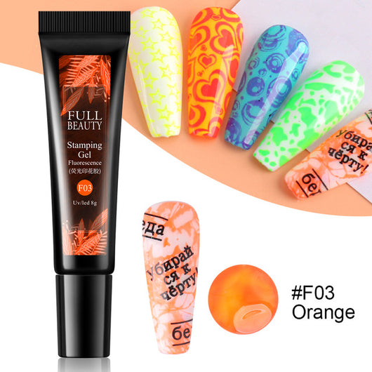 Kit de Adhesivo Fluorescente para Diseño de Uñas con Plantillas de Transferencia - Image 22