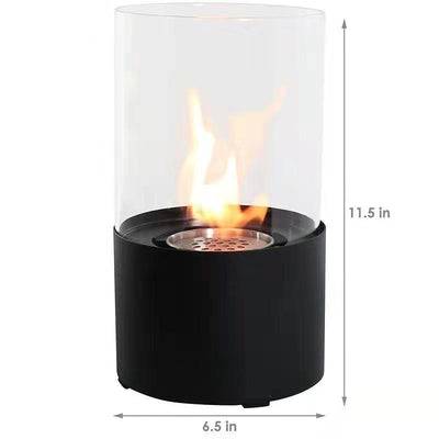 Brasero de Mesa Portátil con Combustible Seguro - Chimenea Decorativa Interior/Exterior - Image 4